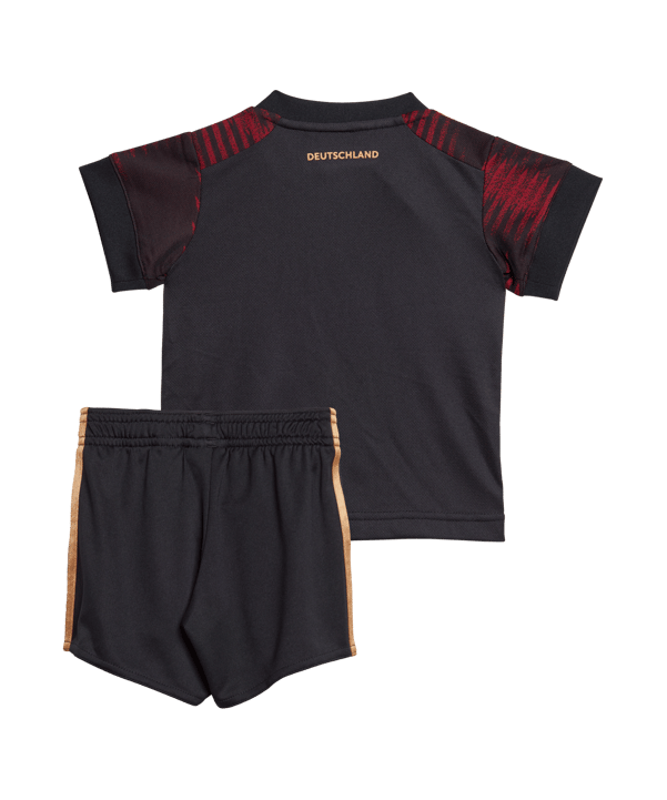 adidas DFB Deutschland Babykit Away WM 2022  Schwarz - schwarz