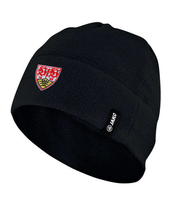 JAKO VfB Stuttgart Team Fleecemütze Schwarz F80 - schwarz