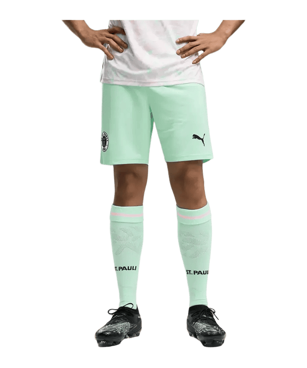 PUMA FC St. Pauli Pantaloncini 2026/2027 Verde C03 - verde