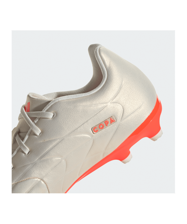 adidas COPA Pure.3 FG Heatspawn Weiss Orange - weiss