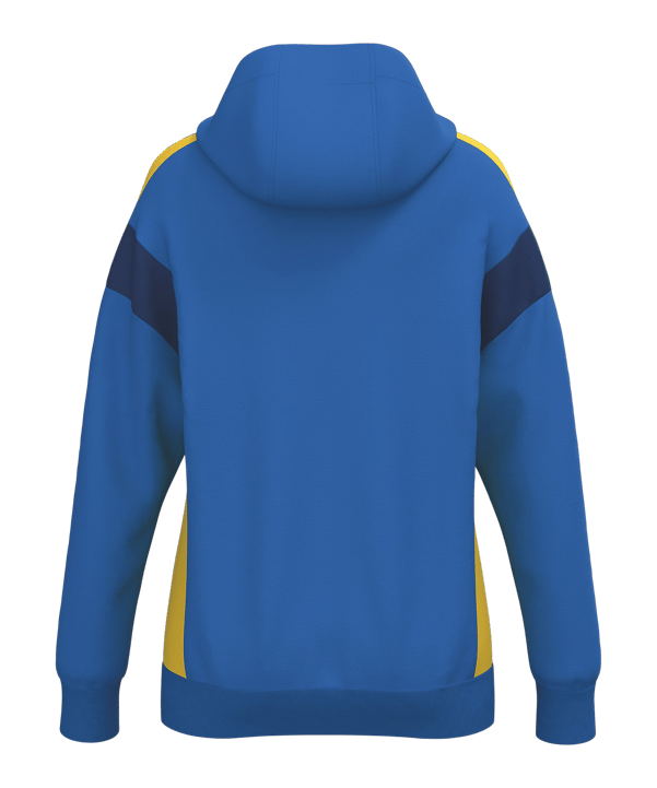 Erima Celebrate 125 Kapuzenjacke Damen Blau Fnewroyalgelb - blau