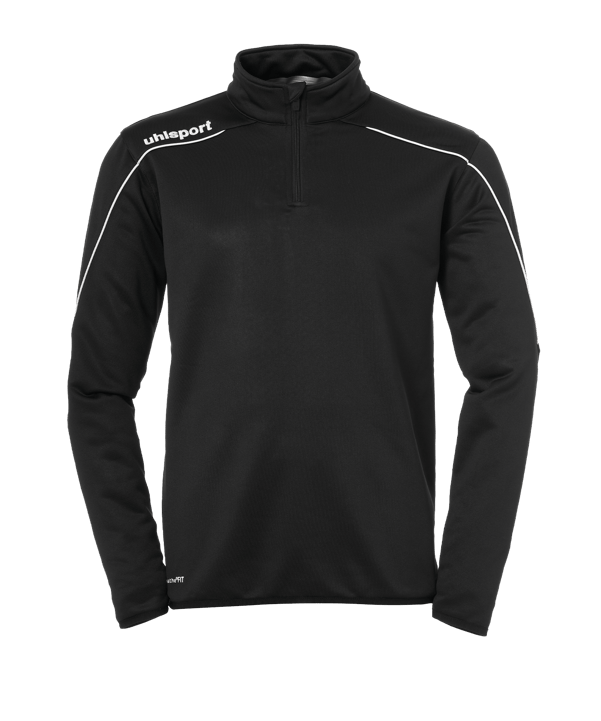 uhlsport Stream 22 Ziptop Kids Schwarz Weiss F01 - schwarz