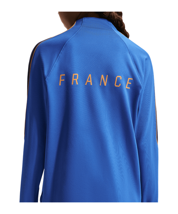 Nike FFF Frankreich Strike Drilltop Kids Blau F480 - blau