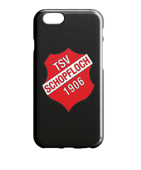 TSV Schopfloch Iphone Case Wappen Schwarz - schwarz