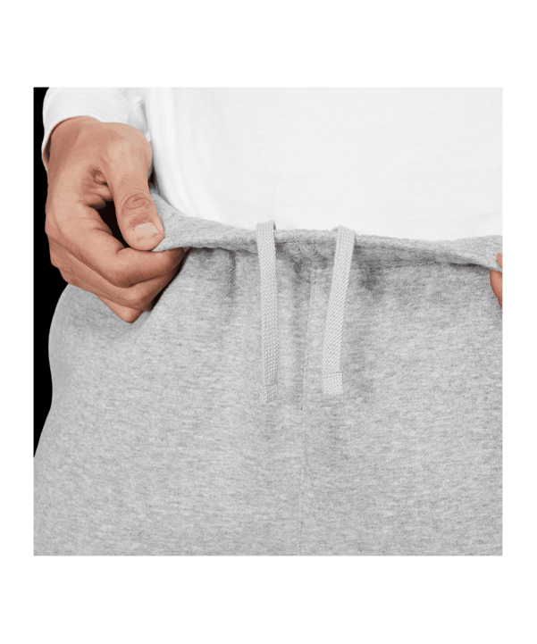 Nike Club Jogginghose Tall Grau Silber Weiss F063 - grau