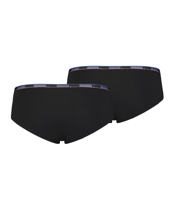 PUMA Iconic Hipster 2er Pack Damen Schwarz F011 - schwarz