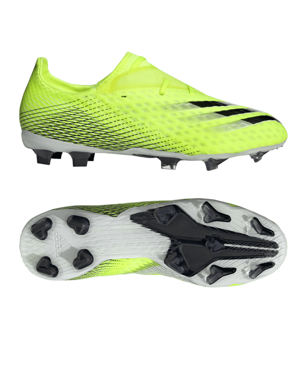 adidas X GHOSTED.2 FG Superlative Gelb Weiss - gelb