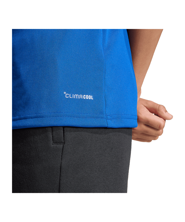 adidas Entrada 26 Polo Kids Blau - blau