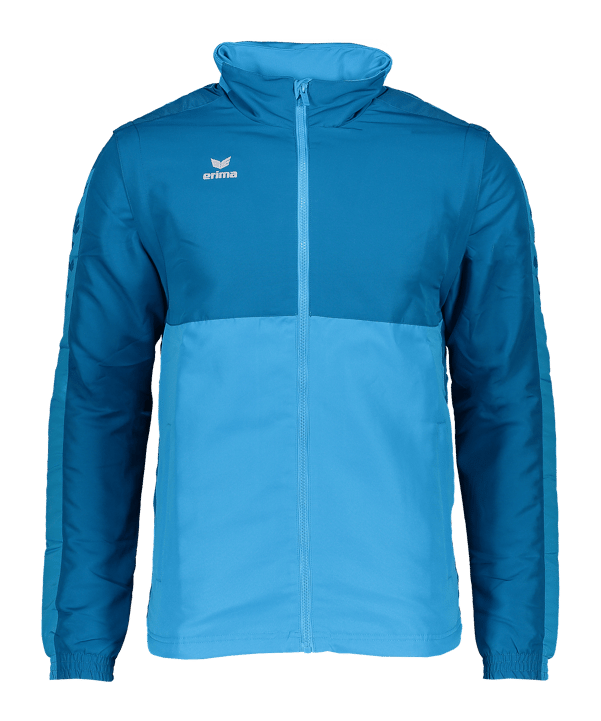 Erima SIX WINGS Jacke abnehmbare Ärmel Hellblau - blau