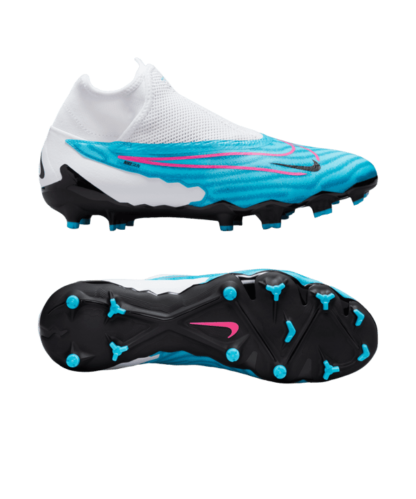 Nike Phantom GX Pro DF FG Blast Blau Weiss Pink F446 - blau