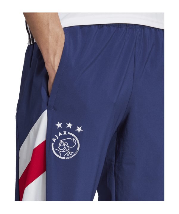 adidas Ajax Amsterdam Icon Trainingshose Blau - blau