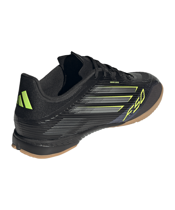 adidas F50 League IN Electric Stealth Schwarz - schwarz