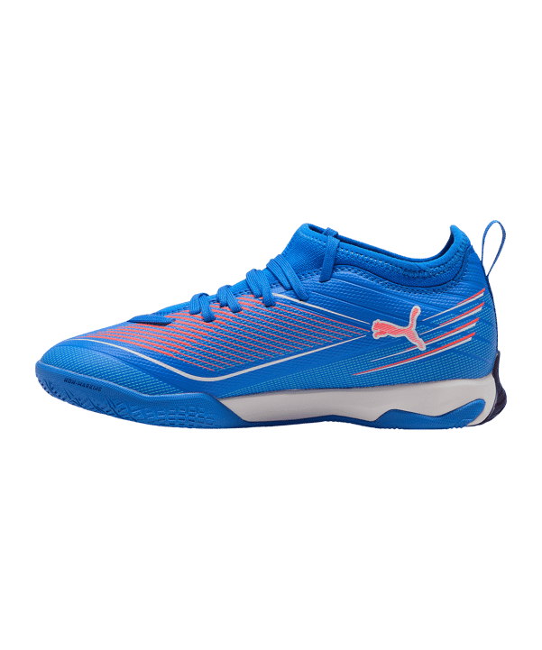 PUMA ULTRA 6 Match Mid IN Untamed Kids Blau F01