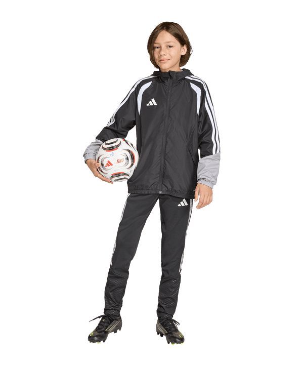 adidas Tiro 26 Jacke Kids Schwarz - schwarz