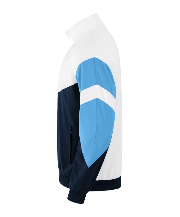 JAKO Retro Freizeitjacke Schwarz Weiss Blau F912 - blau