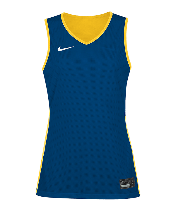 Nike Team Basketball Reversible Trikot Damen Gelb F719 - gelb
