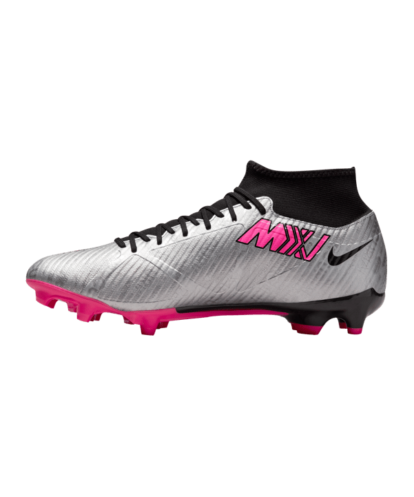 Nike Air Zoom Mercurial Superfly IX Academy FG/MG XXV Silber Pink F060 - silber
