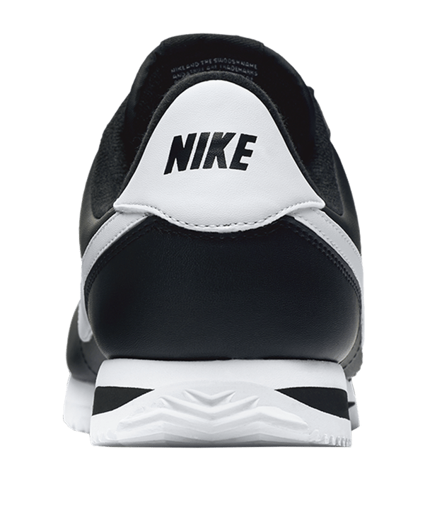 Nike Cortez Basic Leather Sneaker Schwarz F012 - schwarz