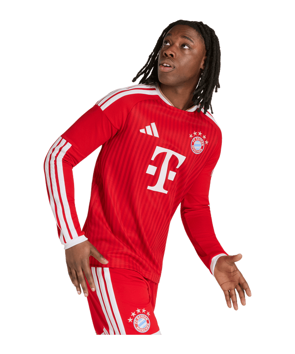 adidas FC Bayern München Trikot Langarm Home 2026/2027 Rot - rot