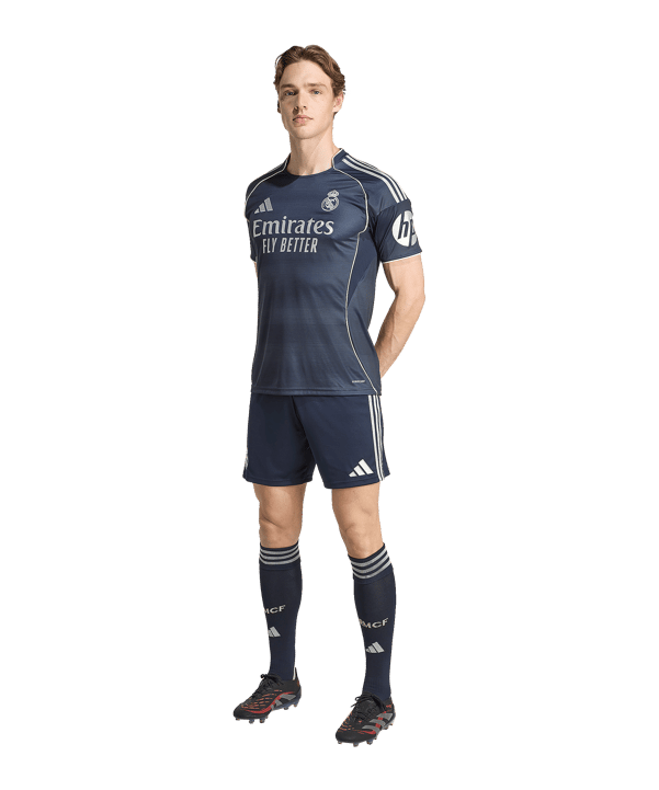 adidas Real Madrid Short Away 2025/2026 Blau - blau