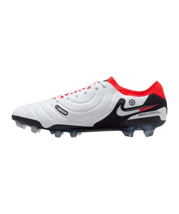 Nike Tiempo Legend X Elite FG Ready Weiss Schwarz Rot F100 - weiss