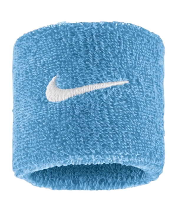 Nike Swoosh Classic 2er Pack Polsband Blauw K409 - blauw