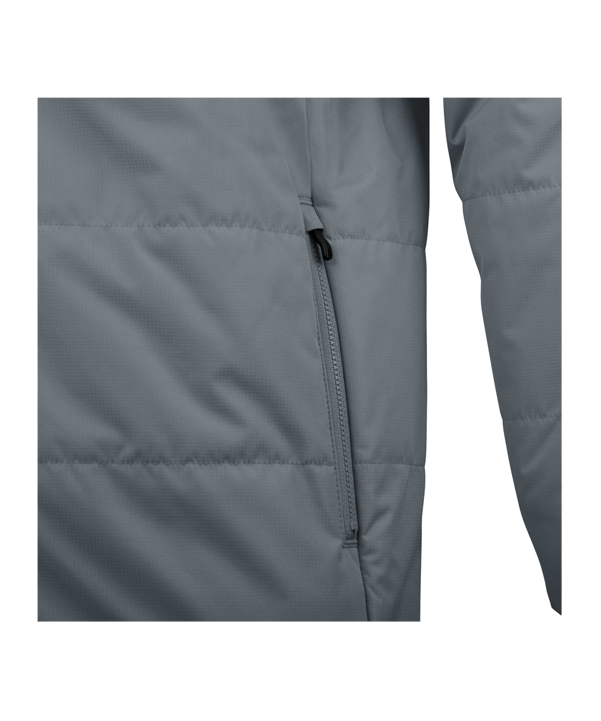 JAKO Team Coach Kapuzenjacke Kids Grau F840 - grau