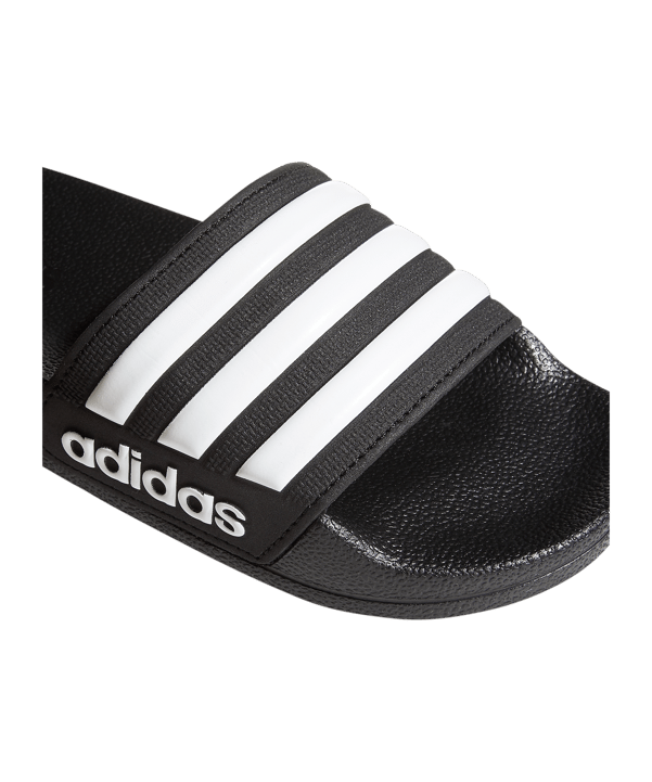 adidas Adilette Shower Badelatsche Kids Blau - schwarz