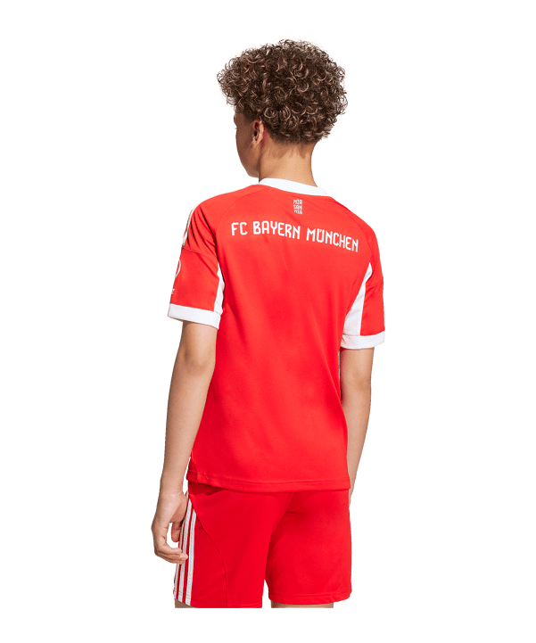 adidas FC Bayern München Trikot Home 2025/2026 Kids Rot - rot