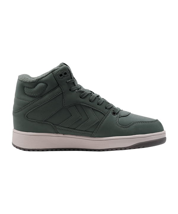 Hummel St. Power Play Mid Tex Sneaker Grün F6126 - gruen