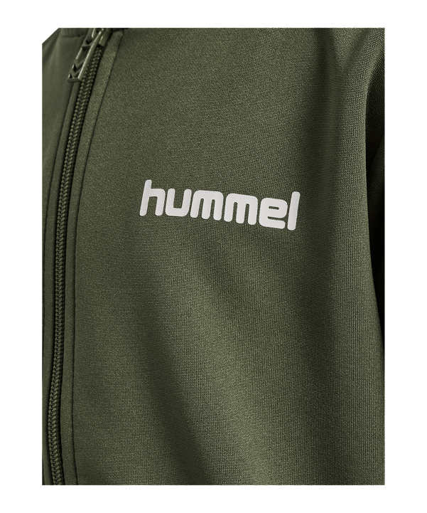 Hummel Trainingsanzug Kids Grün F6002 - gruen