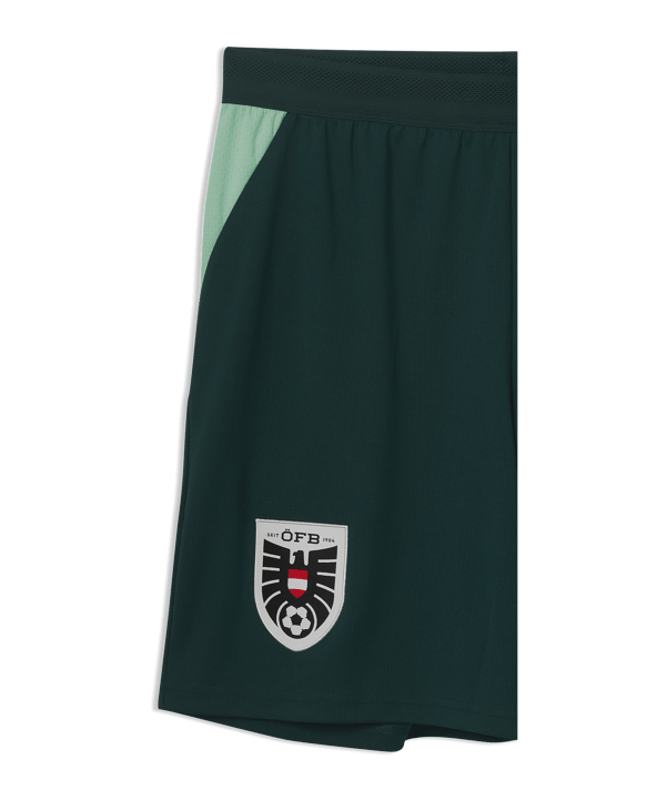 PUMA ÖFB Österreich Short Away WM 2026 Kids Grün F04 - gruen