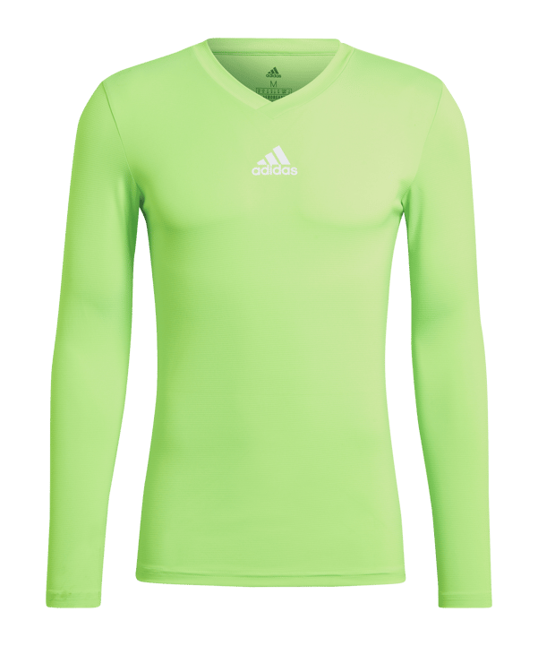 adidas Team Base Top langarm Grün - gruen