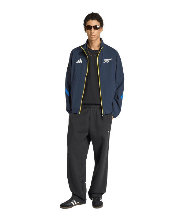 adidas FC Arsenal London Anthem Jacke Blau - blau