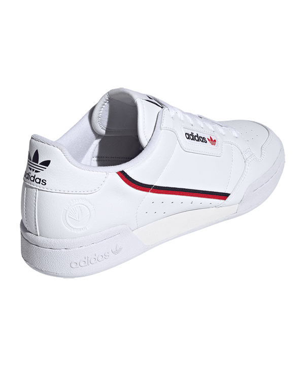 adidas Originals Continental 80 Vegan Weiss - weiss