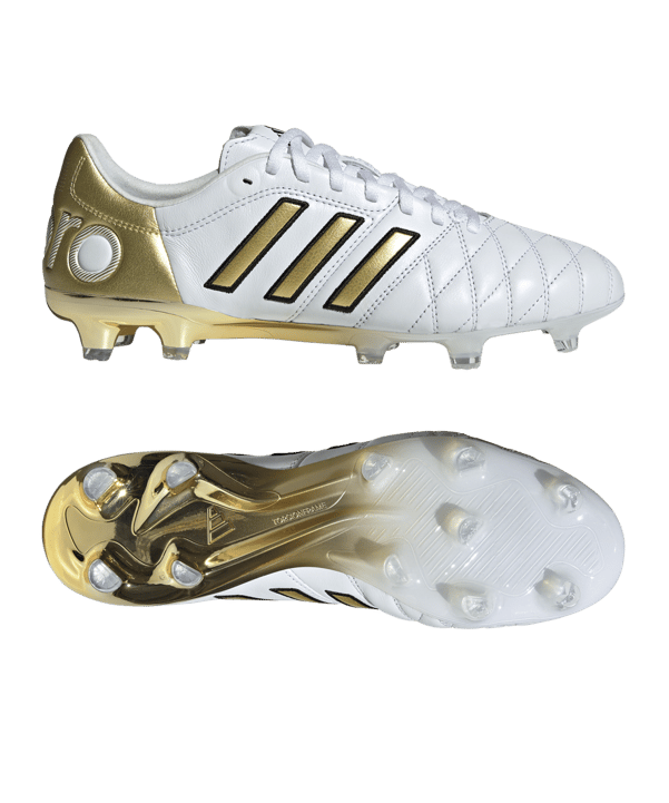 adidas 11Pro FG Toni Kroos Weiss Schwarz Gold - weiss