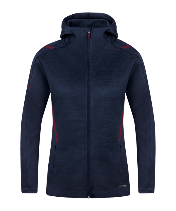 JAKO Challenge Freizeit Kapuzenjacke Damen F513 - blau