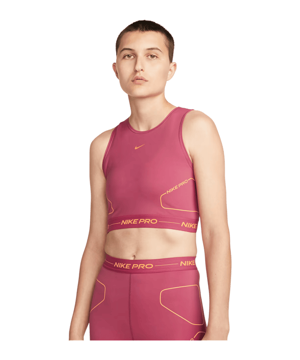 Nike Pro Tanktop donna fucsia F633 - fuchsia