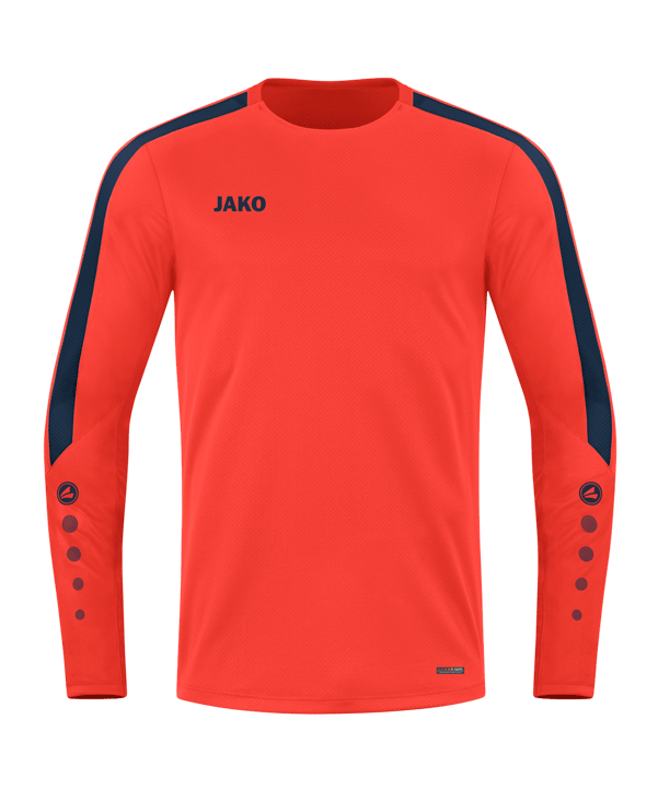 JAKO Power Sweatshirt Orange Blau F375 - orange