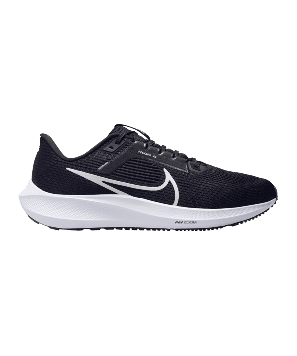 Nike Pegasus 40 Schwarz Weiss Grau F001 Laufschuh - schwarz