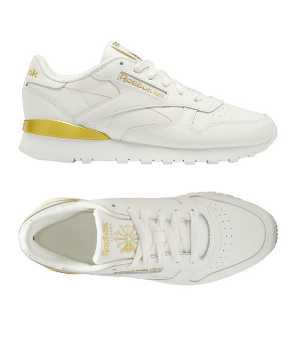 Reebok Classic Leather Damen Beige Gold - beige