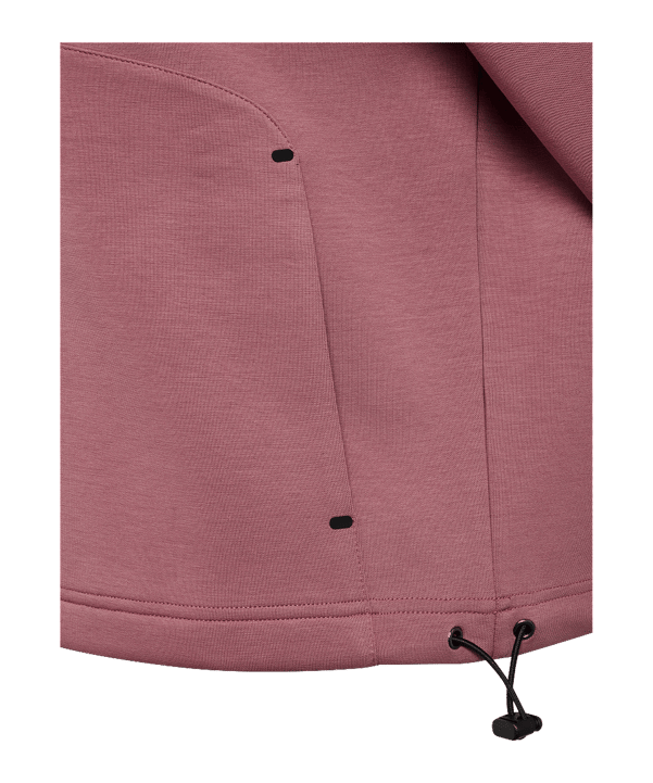 Hummel Tech Fleece Boxy Half Zip Sweatshirt Damen Rosa F3184 - rosa