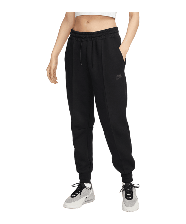 Nike Tech Fleece Jogginghose Damen Schwarz F010 - schwarz