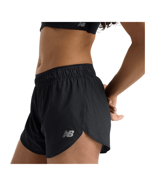 New Balance RC Ultra Light Split 3 In Laufshort Damen Schwarz - schwarz