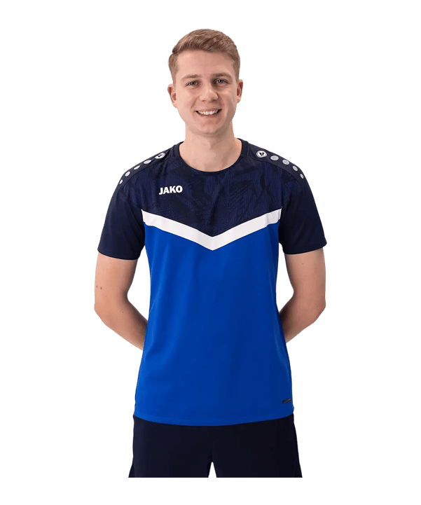 JAKO Iconic T-shirt Blauw K403 - blauw