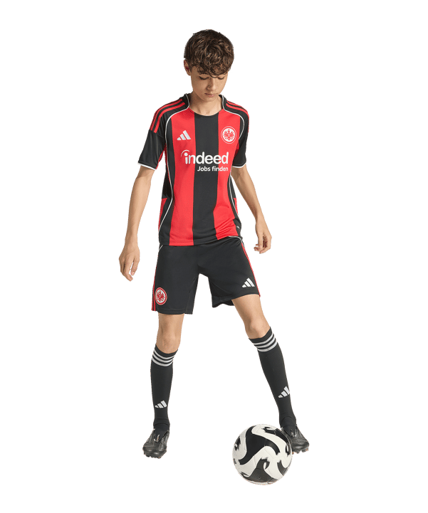 adidas Eintracht Frankfurt Short Home 2025/2026 Kids Schwarz - schwarz