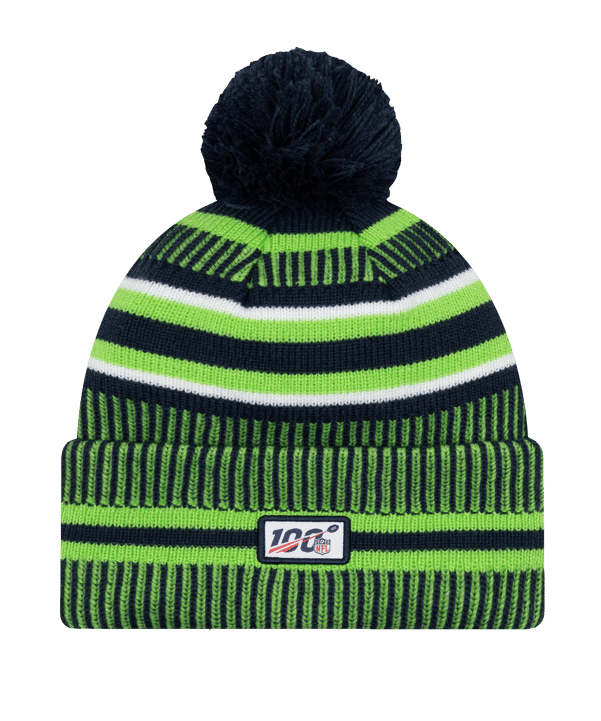 New Era Seattle Seahawks HM Strickmütze Blau - blau