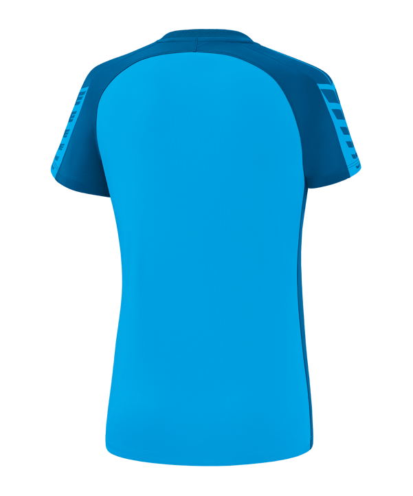Erima Six Wings T-Shirt Damen Hellblau Türkis - blau