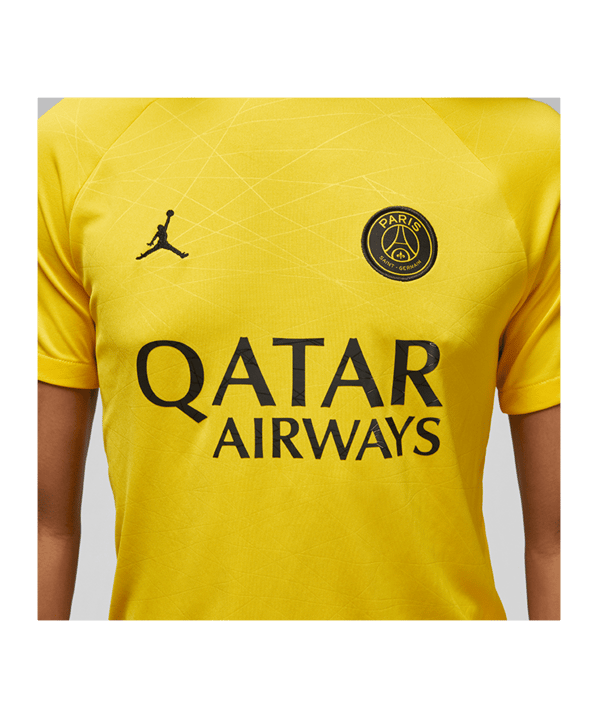 Jordan Paris St. Germain Prematch Shirt 2022/2023 Gelb F720 - gelb