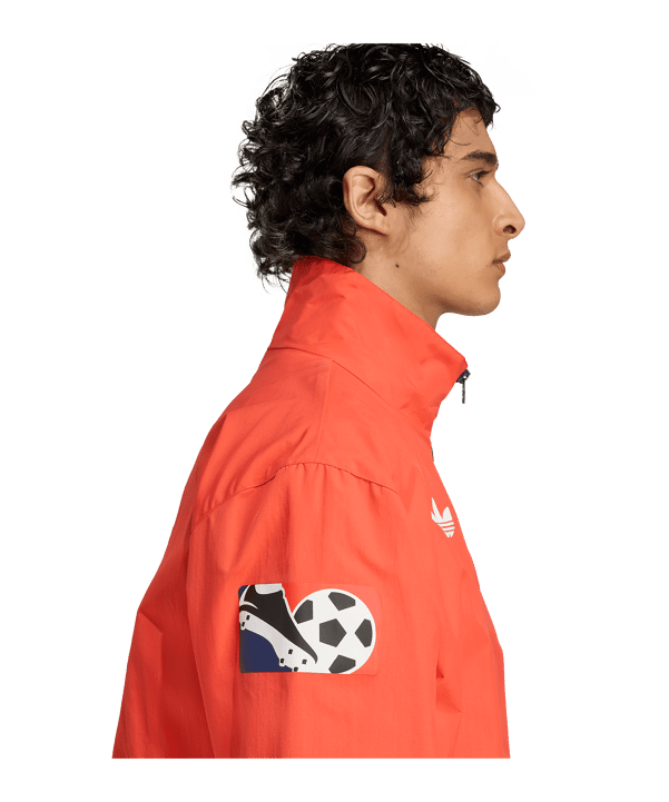 adidas New England Revolution New England Revolution Anthem Jacke Rot - rot
